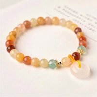 Vòng tay đa sắc - Vòng tay đồng điếu - Vòng tay thạch anh tím - Qùa tặng lưu niệm - Lắc tay dễ thương - Lắc tay