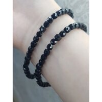 Vòng tay đá Spinel đen cắt giác