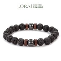 Vòng Tay Đá Thiên Thạch May Mắn Bình An Rất Tốt Cho Sức Khoẻ Nam