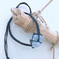 VÒNG TAY ĐÁ THÔ AQUAMARINE