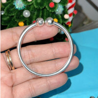 VÒNG TAY ĐẶC RUỘT CHO BÉ BẠC CAO CẤP chỉ 3.5mm