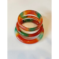 vòng tay _đá_mã_não_tứ quý bản hẹ và bản đũa