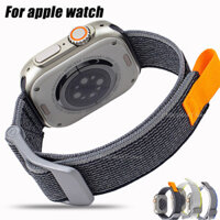 Vòng tay dây đeo Nylon Accessorie tương thích với Apple watch Ultra 2 49mm 44mm 45mm 40mm 41mm 42mm 38mm iwatch series 9 8 7 SE 9 6 5 4