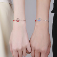 Vòng tay dây đỏ cá chép Tử Cấm Thành cho phụ nữ, bạc 925, thiết kế niche, quà tặng cho bạn gái, quà tặng năm hoàng đạo