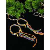 Vòng Tay Đầy Màu Sắc phong cách Tây Tạng kiểu Cổ điển Mix charm Bánh Xe Kinh Luân