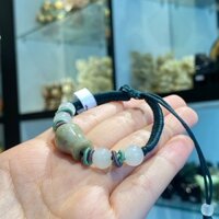 Vòng tay Dây rút bình tài lộc và-4 hạt, vòng tay day rút phong thủy S179