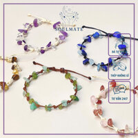 Vòng tay DÂY RÚT đá MIX năng lượng may mắn, học tập, tình cảm - SOULMATE