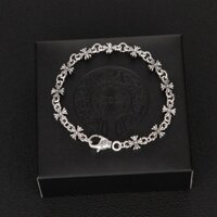 Vòng Tay Dây Xích Dày Họa Tiết Đám Đông Phong Cách hip hop Cá Tính Cho Nam Và Nữ