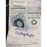 Vòng tay diopside cắt giác Đá phong thuỷ Gia Cát