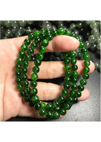 Vòng tay diopside quấn 3 vòng 5li