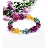 Vòng tay flo rit hoa mai như ý chạm siêu đẹp