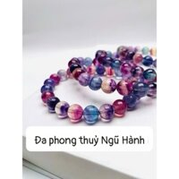 Vòng tay flourite Vip 5A size 10mm hàng kiểm định kèm hộp