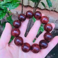 Vòng tay gỗ cẩm lông chuột 2cm