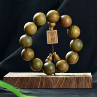 Vòng tay gỗ đàn hương xanh Argentina cho nam và nữ, hạt cầu nguyện, hạt Phật, vòng tay phong thủy cho sự an toàn