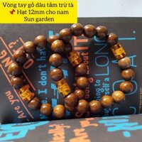 Vòng tay gỗ dâu tằm 12mm cho nam
