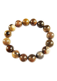 Vòng Tay Gỗ Hóa Thạch Tự Nhiên Gembank G8 10mm - Nâu