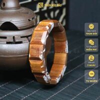 Vòng tay gỗ Hoàng Đàn tuyết Lạng Sơn bản lách vuông thơm ngọt tự nhiên cho Nam và Nữ | Thiên Mộc Bảo