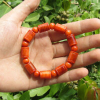 Vòng Tay Gỗ Huyết Long Thấu Quang Đốt Trúc TOKDODO - 10 li