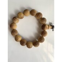 Vòng tay gỗ Huyết Long(huyết rồng) size hạt 15mm