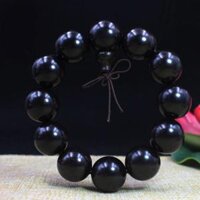 Vòng tay gỗ mun  đen loại 15mm - CH399