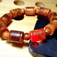 Vòng tay gỗ nu HUYẾT LONG - HUYẾT RỒNG đốt trúc 16 ly vân đẹp giá tốt