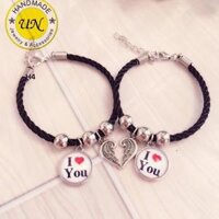 Vòng tay HandMade cặp đôi - Đen,M