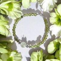 Vòng Tay Handmade Đá Peridot Ever Green Hợp Mệnh Thủy, Mộc - Thu Hút Bình An Và Tình Yêu