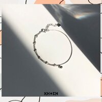 Vòng tay Hạt bi bạc Lucky xi bạc 925 - Khoen store