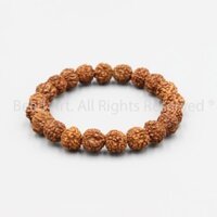 Vòng Tay Hạt Bồ Đề Kim Cang (Rudraksha) Từ Tibet, Mệnh Mộc, Hoả, Chuỗi Hạt , Vòng Tay Phong Thuỷ S35 - Bead Art