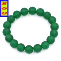 Vòng tay hạt chuỗi đá Xanh Lá Mờ - Hợp mệnh Hỏa, mệnh Mộc - Vòng tay chuỗi hạt