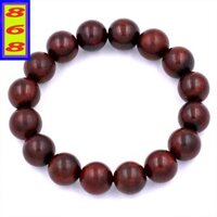 Vòng tay hạt chuỗi – Vòng tay chuỗi hạt gỗ đàn hương nâu 12 ly - vòng tay chuỗi hạt gỗ