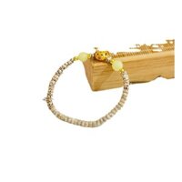 Vòng tay hạt Phật Hainan Star Moon Bodhi, vòng tay hạt Bodhi mini, vòng tay phong cách dân tộc, hạt cầu nguyện, phụ kiện hạt gạo nhỏ
