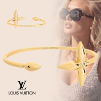 Vòng tay hở hoạ tiết hoa 4 cánh sang chảnh - Hàng Sc V.I.P fullbox