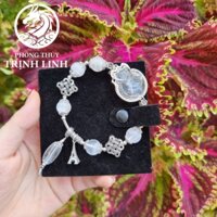 Vòng tay hồ ly trắng thiết kế s925