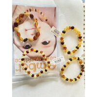 vòng tay hổ phách tự nhiên cho bé