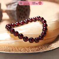 Vòng Tay Hồng Ngọc Lựu Garnet 8ly Bóng Đẹp 5A - Ngọc Trai Trường Thịnh