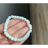 Vòng tay Jadeite Jade dáng đốt vuông