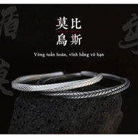 Vòng Tay Kết Hợp Nhẫn Phong Cách Mobius Cổ Điển Cho Cặp Đôi