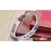 VÒNG TAY KHẮC OM MANI PADME HUM TÂY TẠNG - VT266