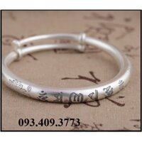 VÒNG TAY KHẮC OM MANI PADME HUM TÂY TẠNG - VT243