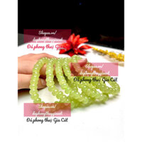 Vòng tay, Lắc tay Bánh xe Đa Onyx Xanh sdep hạt 8mm hàng kiểm định