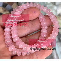 Vòng tay, Lắc tay Đa T.Anh Hồng Bánh Xe size 8mm sdep mịn