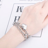 Vòng tay lắc tay nam nữ trái tim tình bạn tình yêu