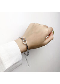 Vòng tay lắc tay nam nữ vòng tròn unisex - Mẫu 2