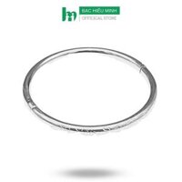 Vòng tay, lắc tay nữ BẠC HIỂU MINH LTU409 dạng kiềng đơn giản