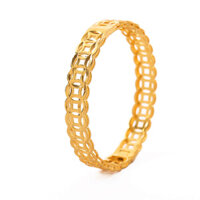 Vòng Tay, Lắc Tay Nữ Kim Tiền Tài Lộc Xi Mạ Vàng Cao Cấp 24k - Trang Sức Hava Hong Kong - HVLT33