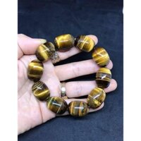 VÒNG TAY LU THỐNG ĐÁ MẮT HỔ VÀNG MÀU 16LY