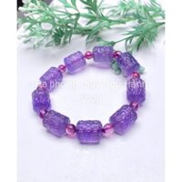Vòng tay lu thống flourite tím sdep new