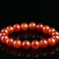 Vòng Tay Mã Não Đỏ - Đá Quý Tự Nhiên - 8.0Ly