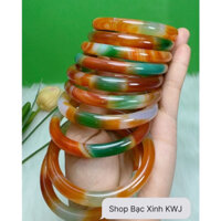 Vòng tay mã não tứ quý đa màu sắc kwj